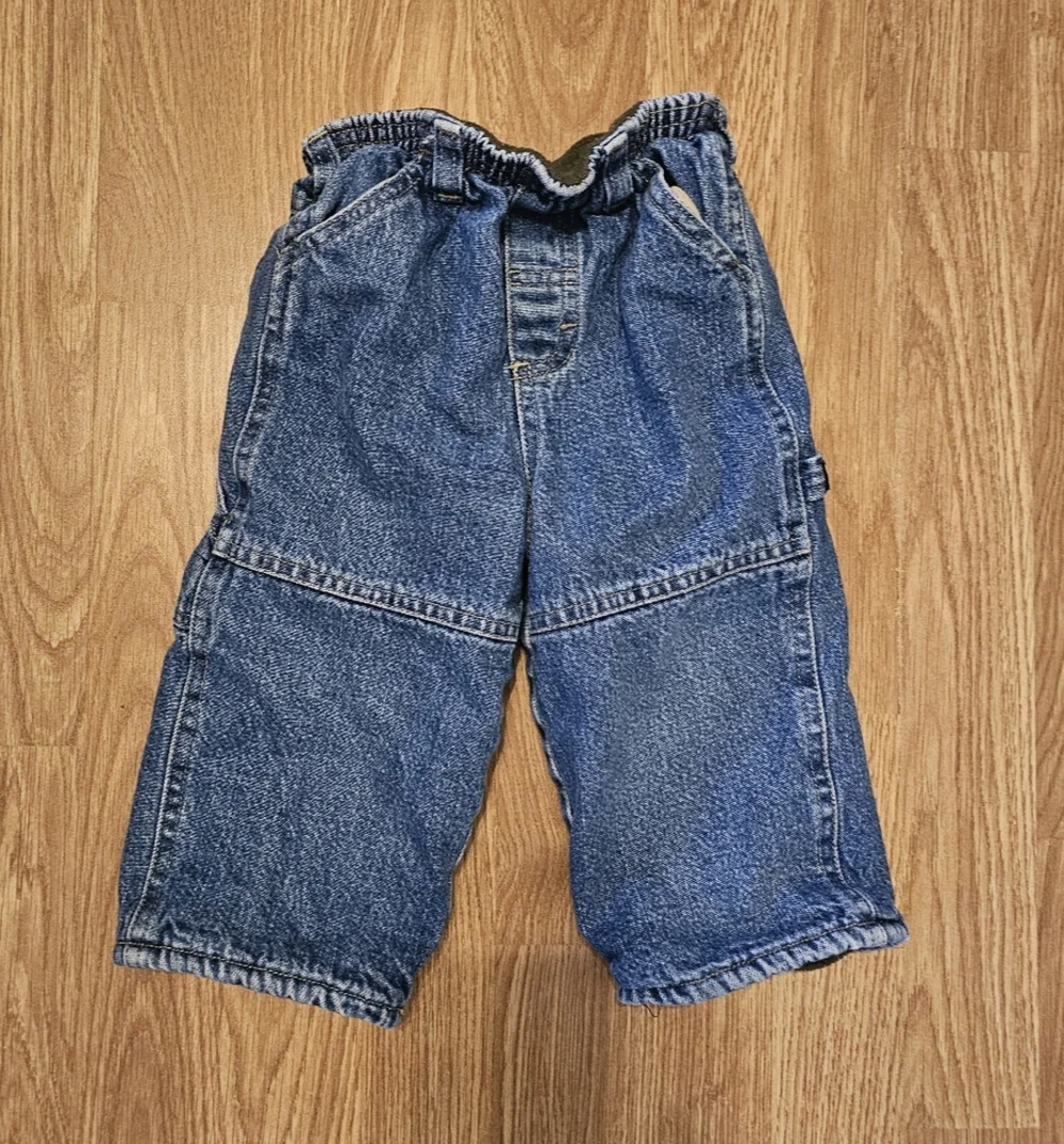 OshKosh Boy's Thermal Fleece Lined Jeans Size 12 Months